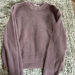 Tentree organic cotton sweater in mauve color only worn 1x